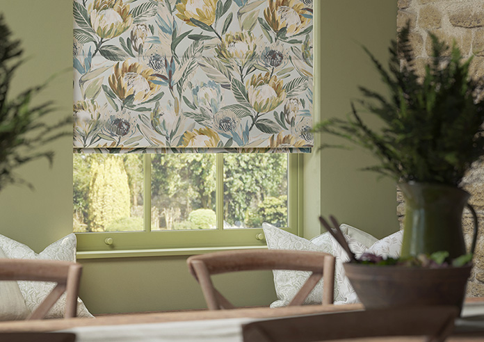 Ophelia, Mustard - Roman Blind - Image 5